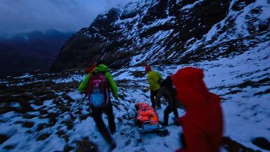 Three Glencoe mountain rescues at once after climbers injured during severe weather