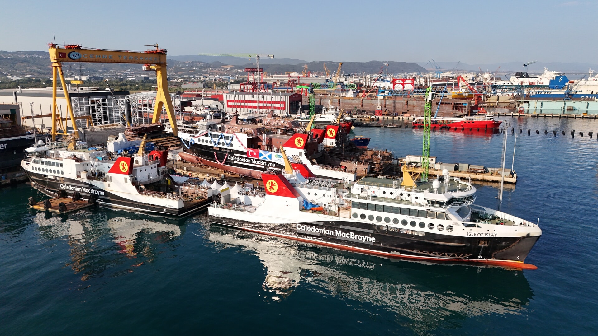 MV Isle of Islay is the first of four new CalMac vessels.