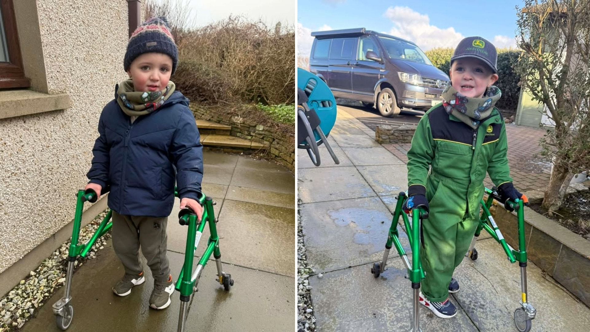 Gregor is aiming to complete 30 loops for 30 days without his walker.
