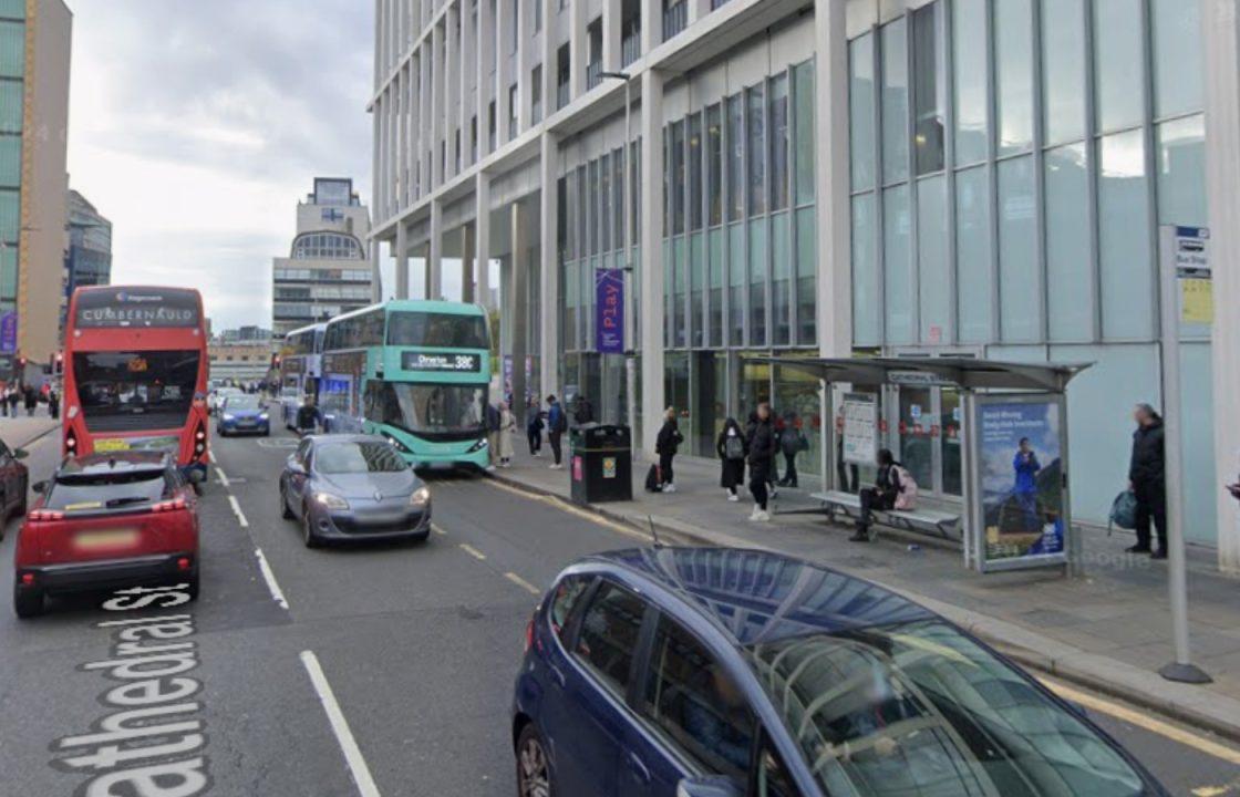 Man suffers serious head injury after being attacked with bottle at Glasgow bus stop