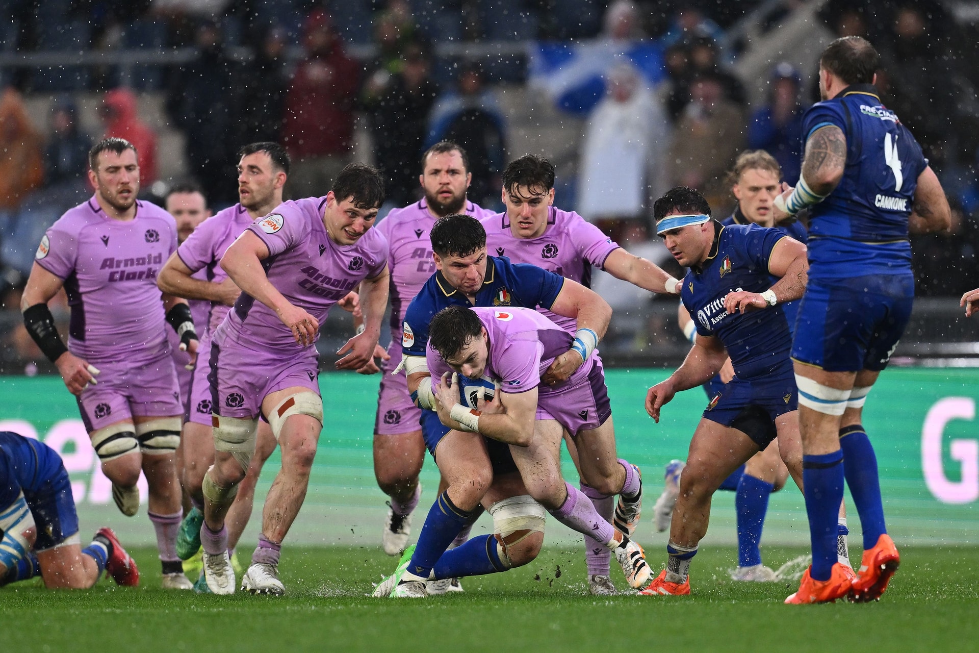 Italy were too strong for Scotland in Rome (Domenico Cippitelli/PA) However, he said at his post-match press conference in