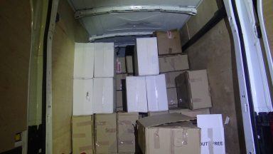 1.7m illegal cigarettes discovered in Lanarkshire raids as five arrested
