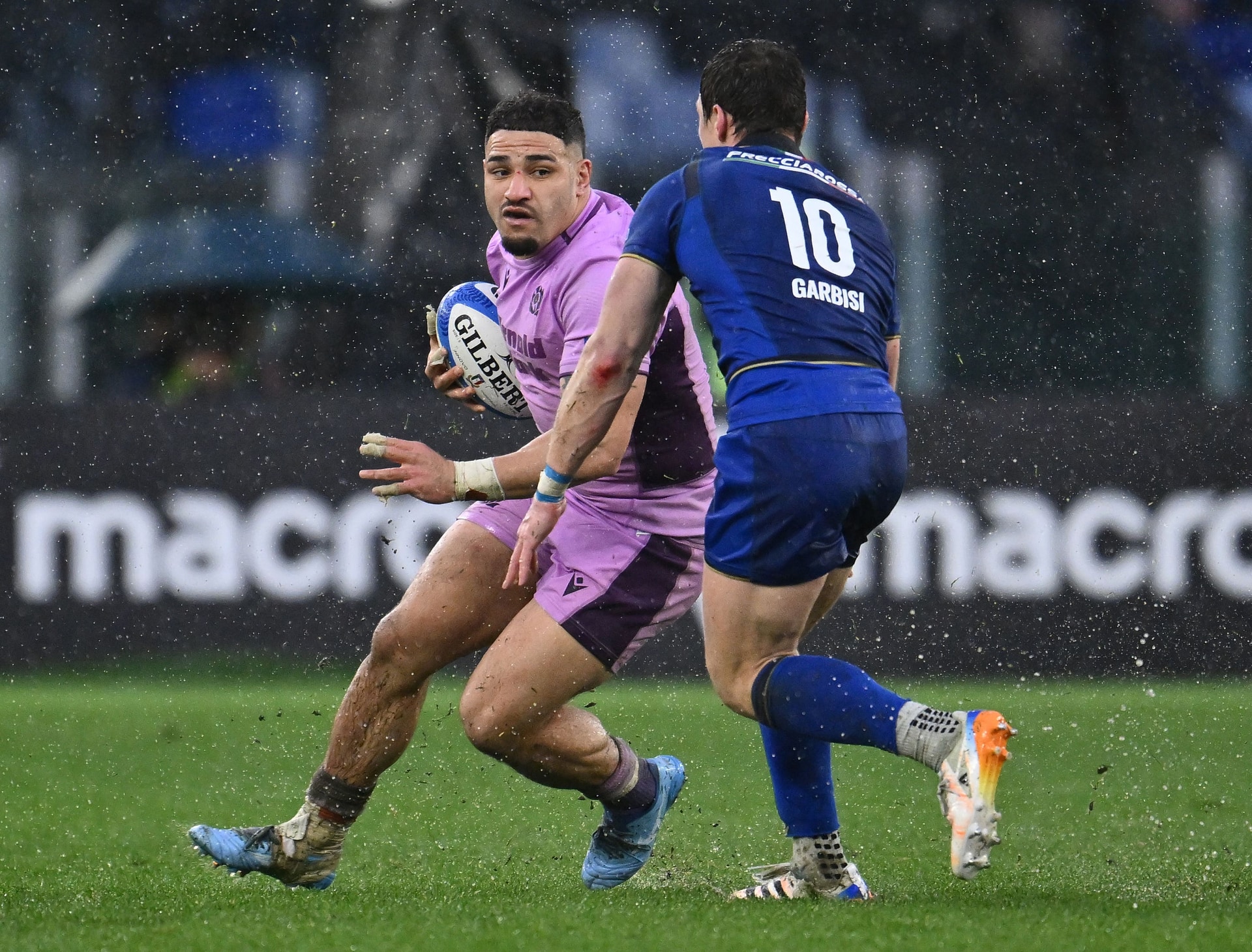Sione Tuipulotu (left) was disappointed with Scotland’s opening defeat