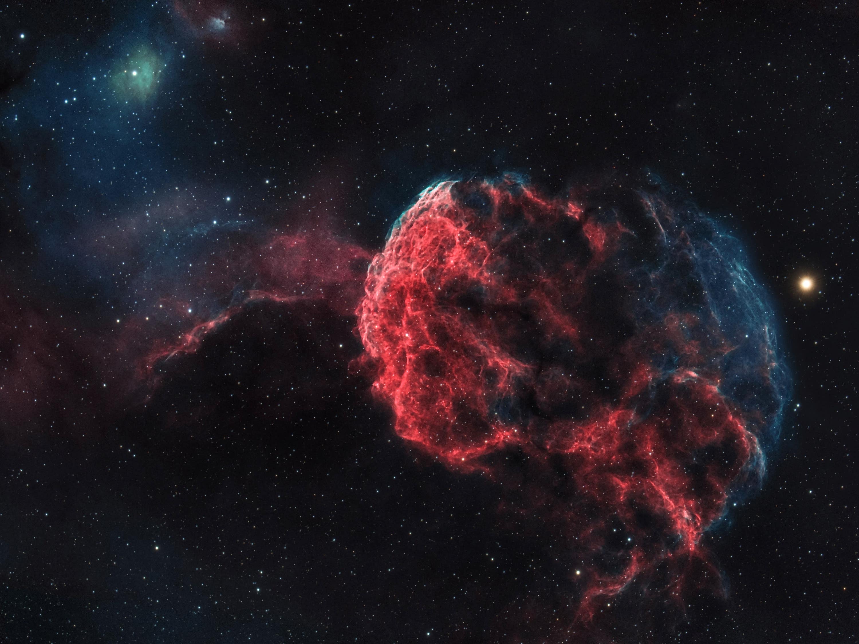 Jellyfish Nebula to the Stars, which won the Deep Space award