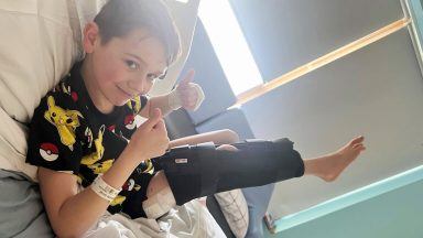Nine-year-old boy first in UK to have innovative leg lengthening procedure
