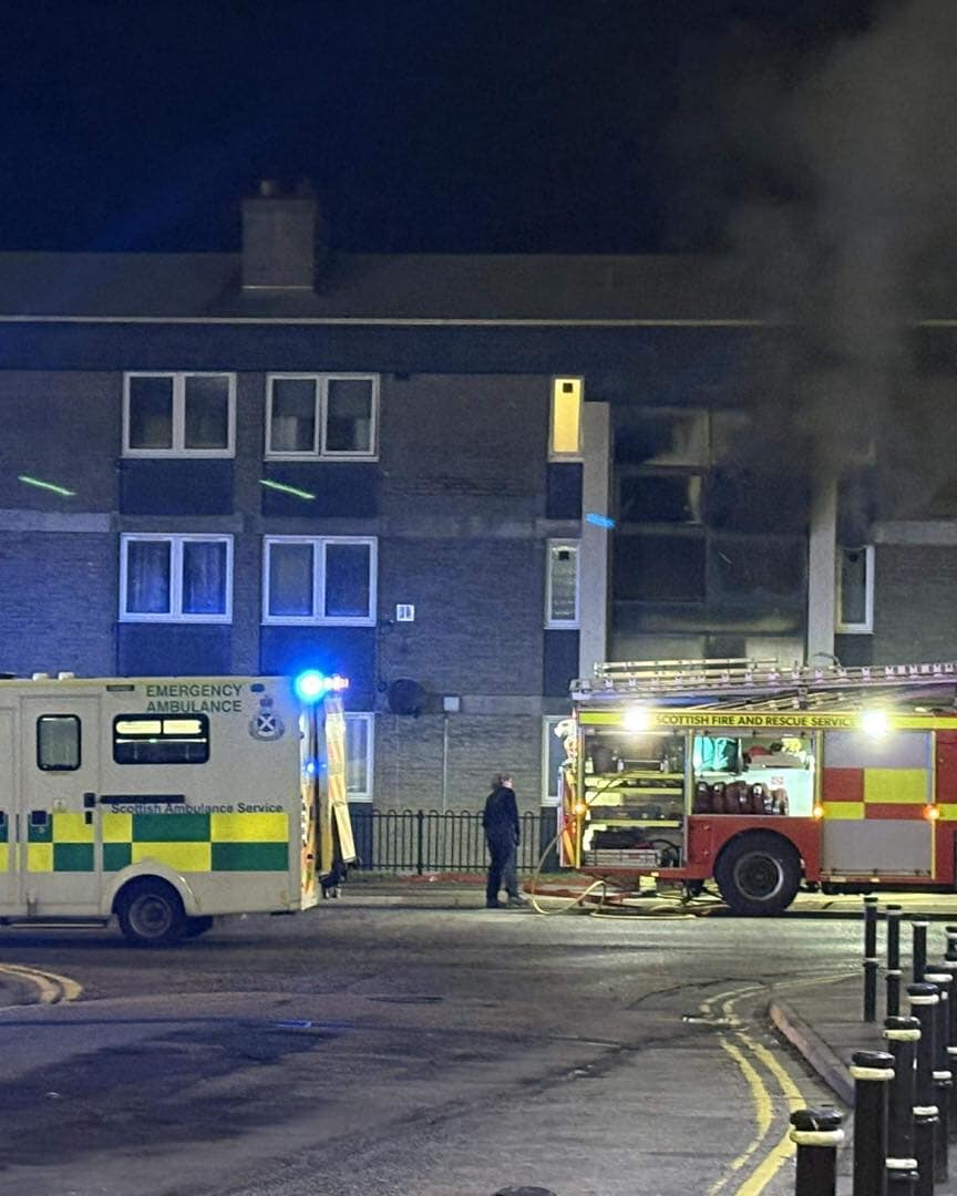 Emergency services attended the incident on Byron Square.