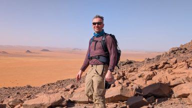 Heart transplant patient ‘energised’ by 110km Sahara trek two years after op