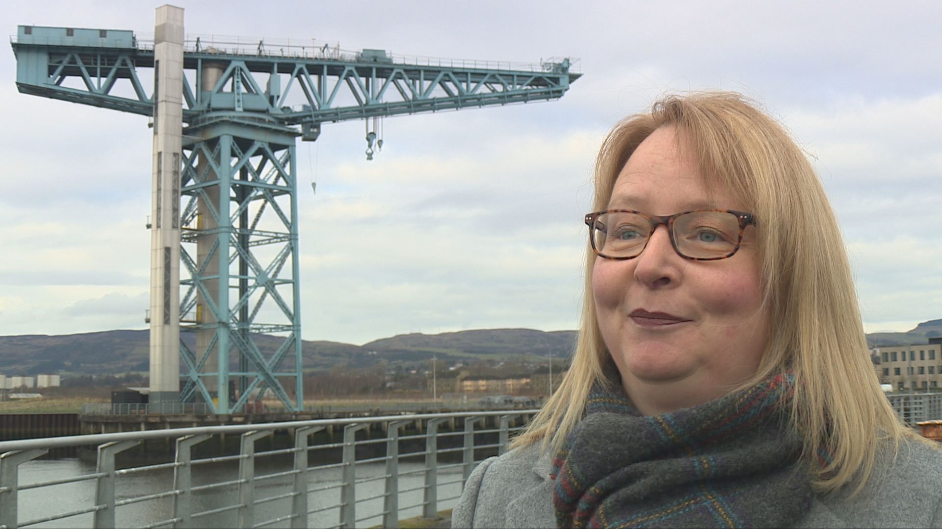 MSP Marie MacNair says the crane is 'important for Clydebank's identity'