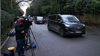 Police arrive at Royal Lodge to continue search as Andrew released under investigation