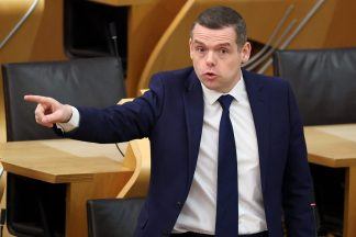 Douglas Ross apologises after being barred from Parliament chamber