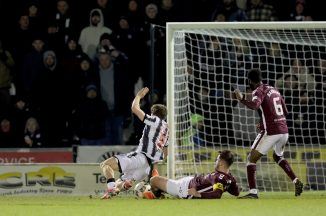 Hearts title charge stutters at St Mirren after yet another red card