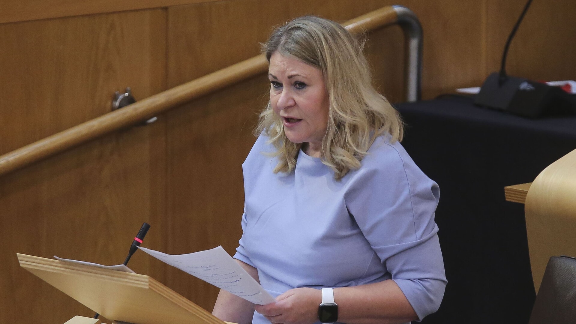 Labour justice spokeswoman Pauline McNeill said she would put police ‘back on Scotland’s streets’