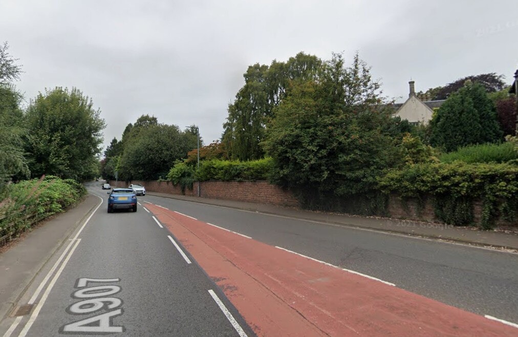 Pedestrian in serious condition after being struck during crash between two cars in Alloa