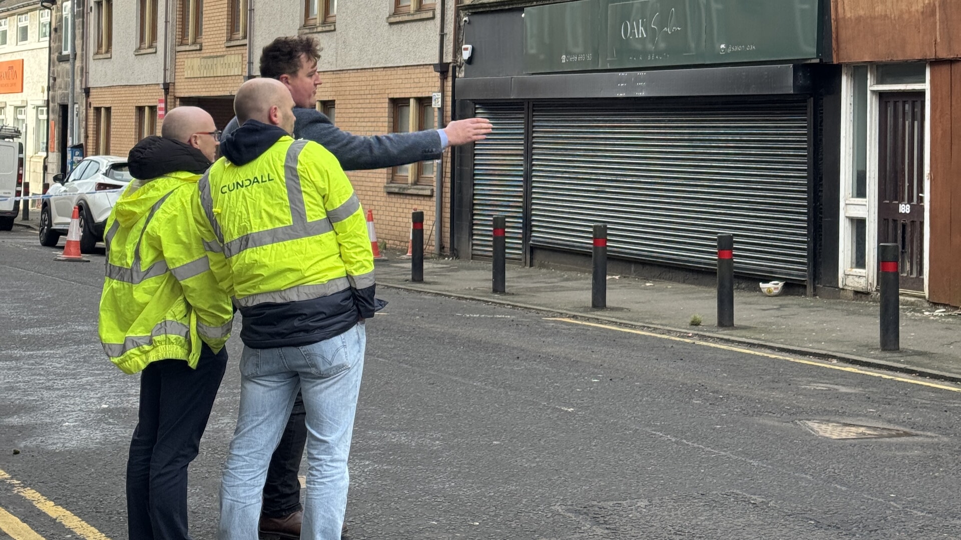 Inspections of the building are being carried out.