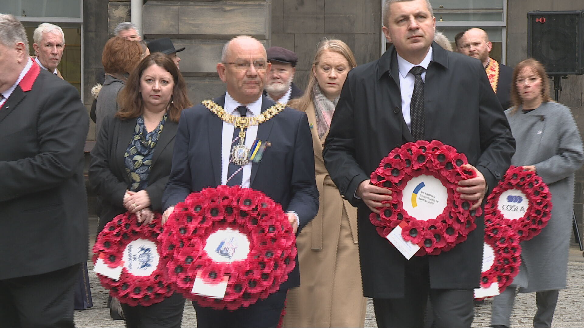 Ukraine memorial in Edinburgh
