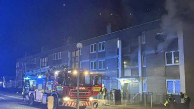 Three people injured after fire breaks out at Aberdeen flat during early hours