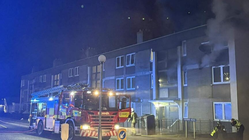 Three people injured after fire breaks out at Aberdeen flat during early hours