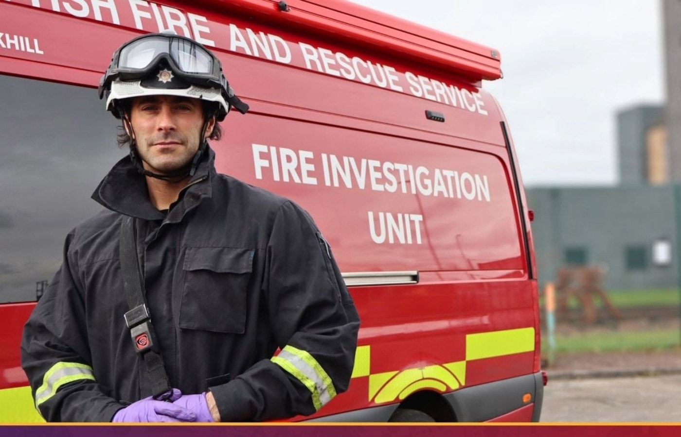 Watch Commander Fraser Caddens is one of 18 specialist fire investigation officers covering the whole of Scotland.
