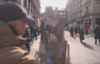 ‘I’m painting the aftermath of devastating Glasgow Union Street fire – it’s beautiful in a way’