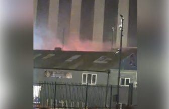 ‘Avoid the area’: Fire crews tackle blaze at Peterhead harbour