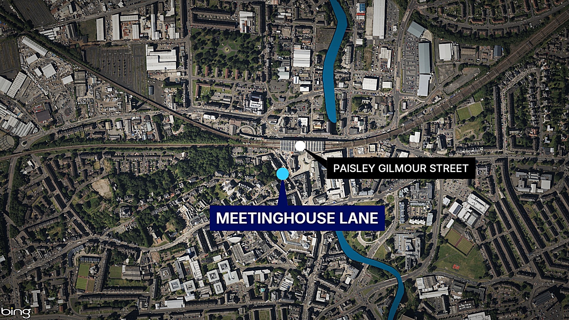 Meetinghouse Lane near Paisley Gilmour Street