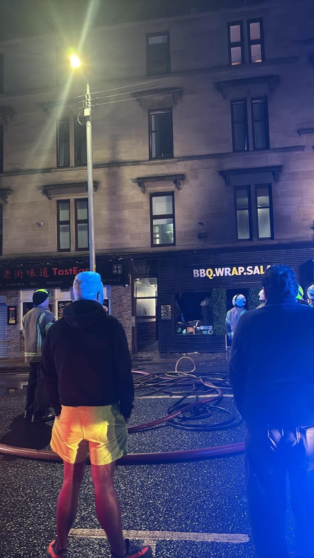 Fire on Hyndland Street, Glasgow