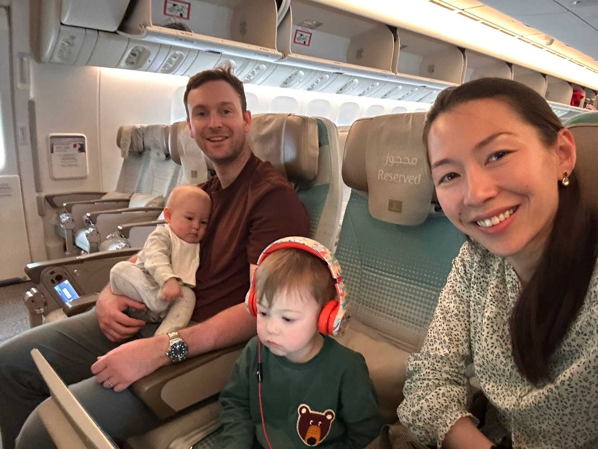 Elidi and her family were stopping off in Dubai for three days after a holiday in Hong Kong.