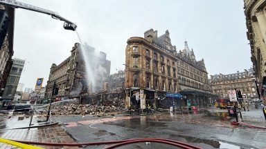 Remains of fire ravaged building in Glasgow city centre must be demolished