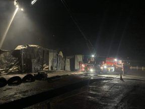 Macleod’s Coaches garages damaged overnight after blaze in Sutherland