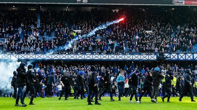 SFA launches investigation after Rangers and Celtic fans invade pitch at Ibrox