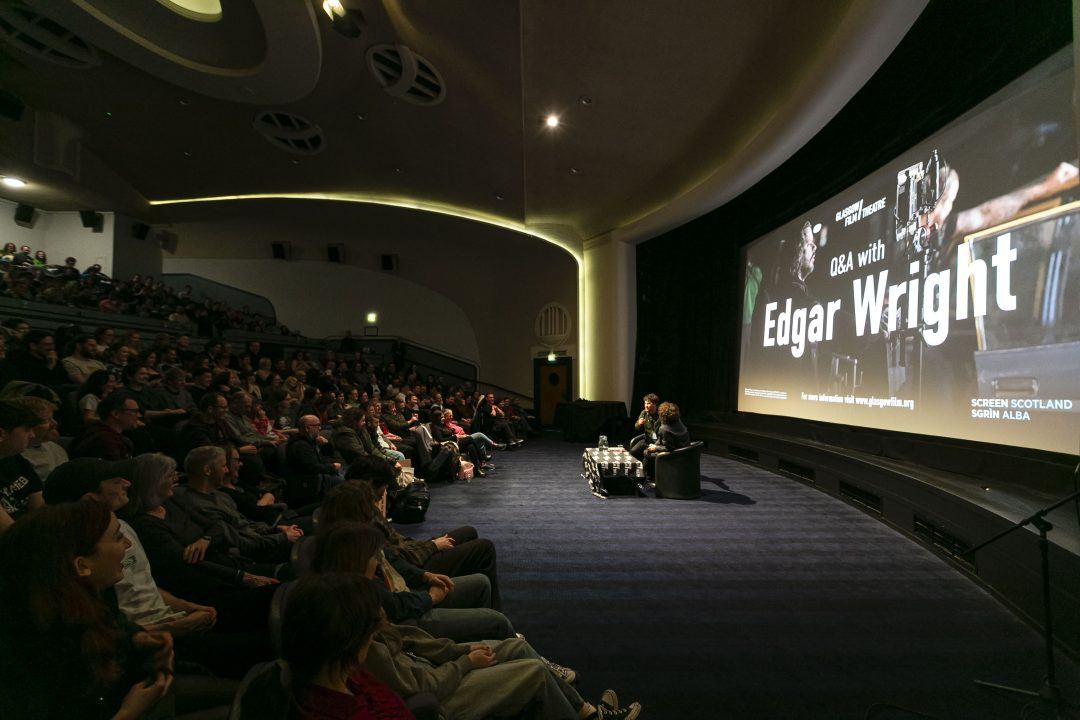 Edgar Wright describes Glasgow as the ideal film set during The Running Man Q&A at GFT