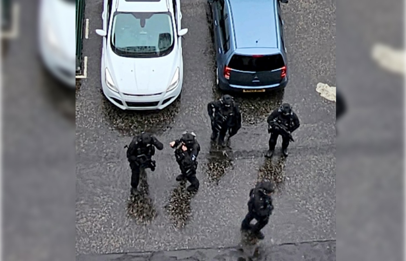 Emergency services, including firearms officers, were called to the Calder area
