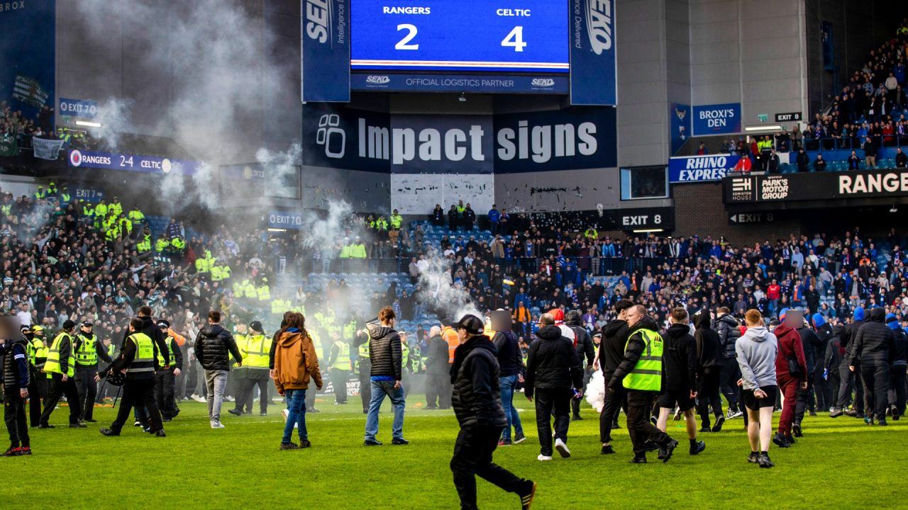 Man charged with assaulting police officer during Old Firm disorder