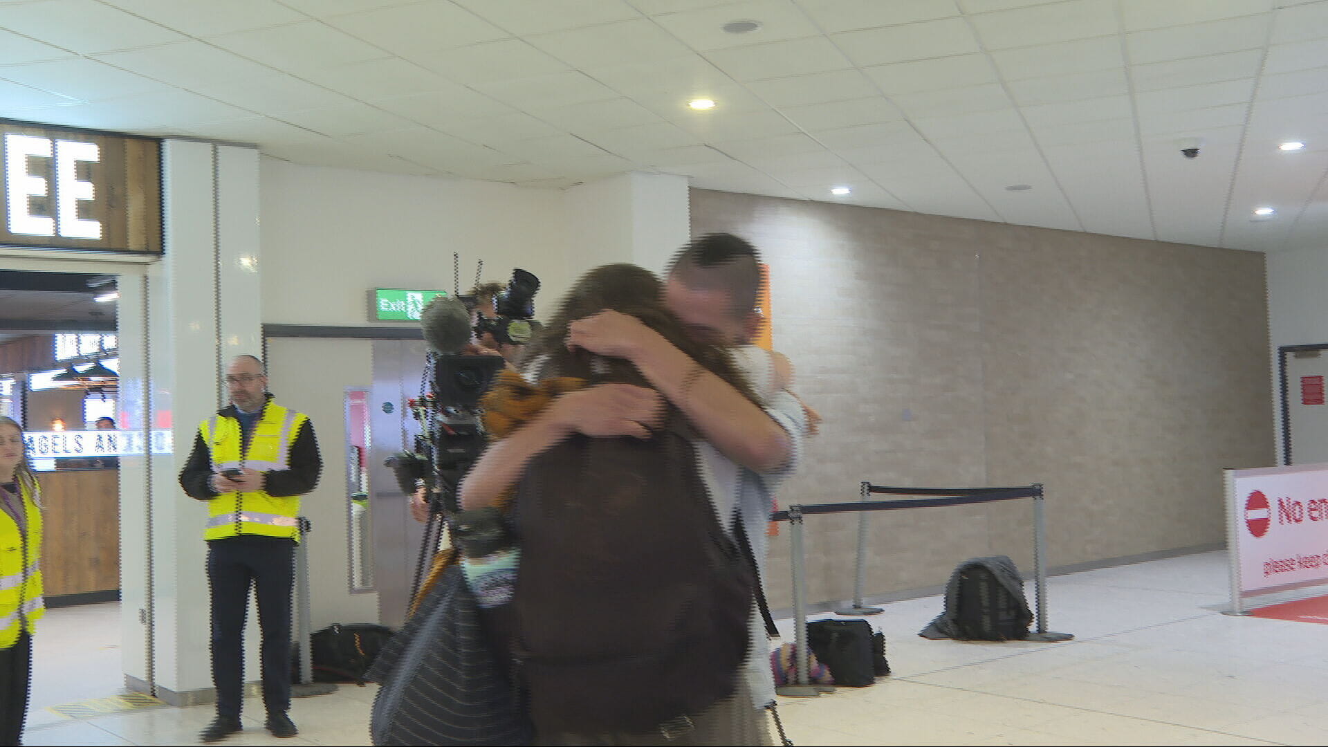 Scots were delighted to be back on home soil when they landed at Edinburgh Airport on Wednesday.