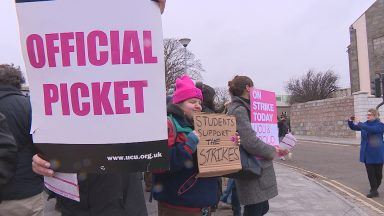 Aberdeen University staff strike over job cuts