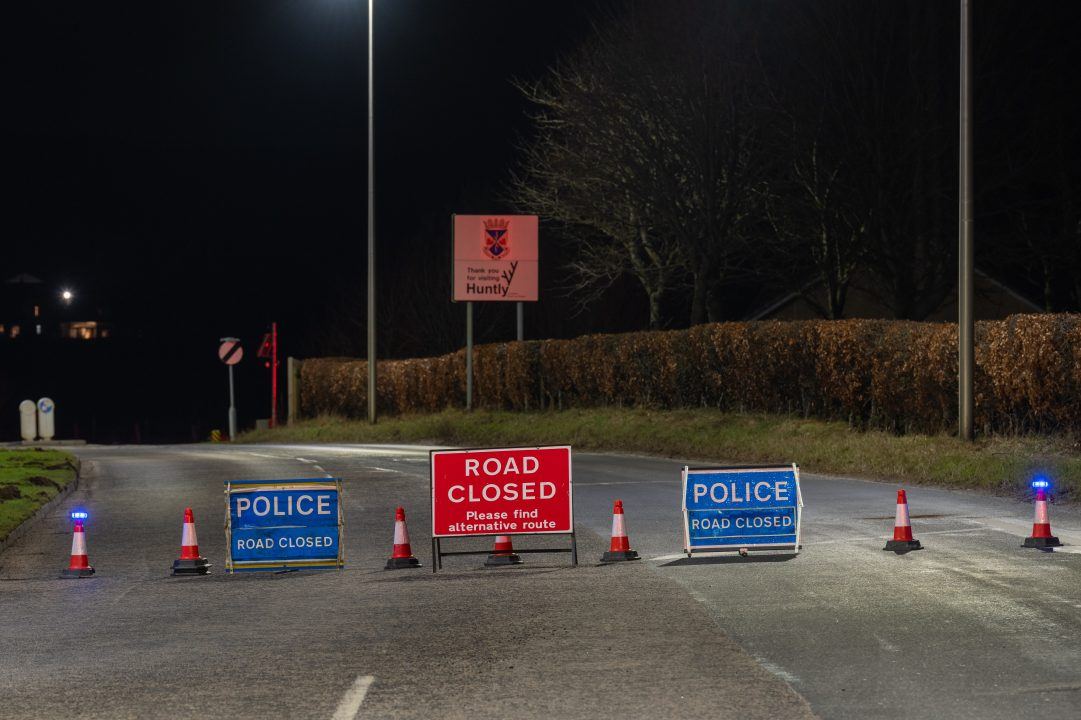 Woman dies and three others injured in crash near Huntly