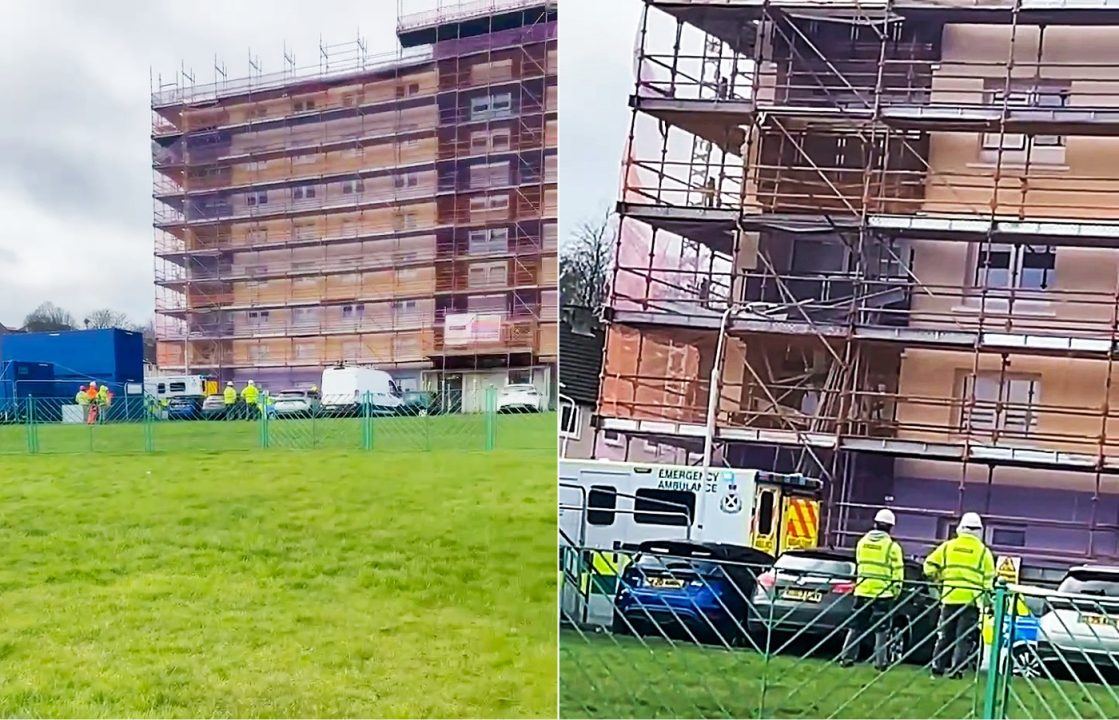 Teenager in hospital after falling from scaffolding in Kirkcaldy