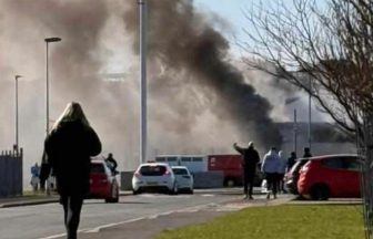 Fire crews rush to blaze at commercial building in Fraserburgh