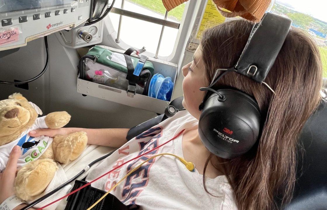 Scots girl, 12, airlifted 170 miles to Glasgow for ‘life-saving’ operation to remove spinal tumour