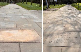 Slab commemorating Andrew Mountbatten Windsor visit disappears from Alloa days after removal approved