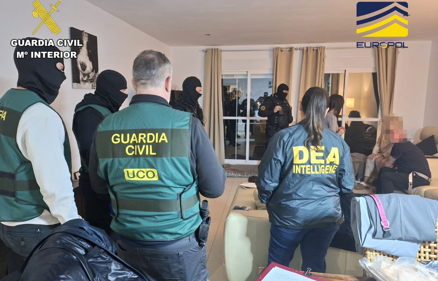 Arrests were made in Spain as part of a joint day of action