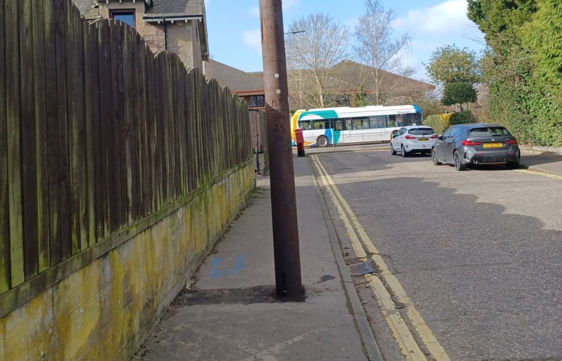 Concerns raised after telegraph poles installed in middle of pavements 