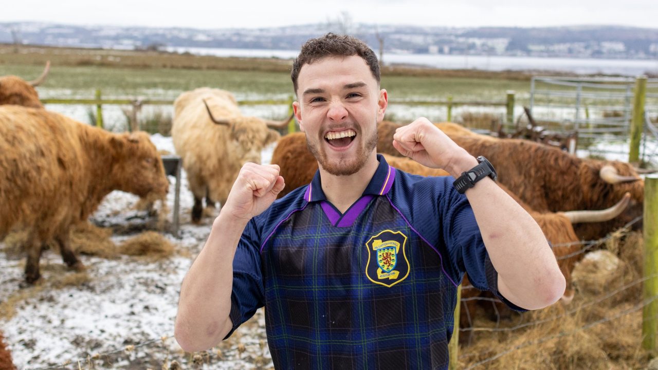 Man halfway through 3,000 mile UK walk says his team and ‘cold pint’ drive him