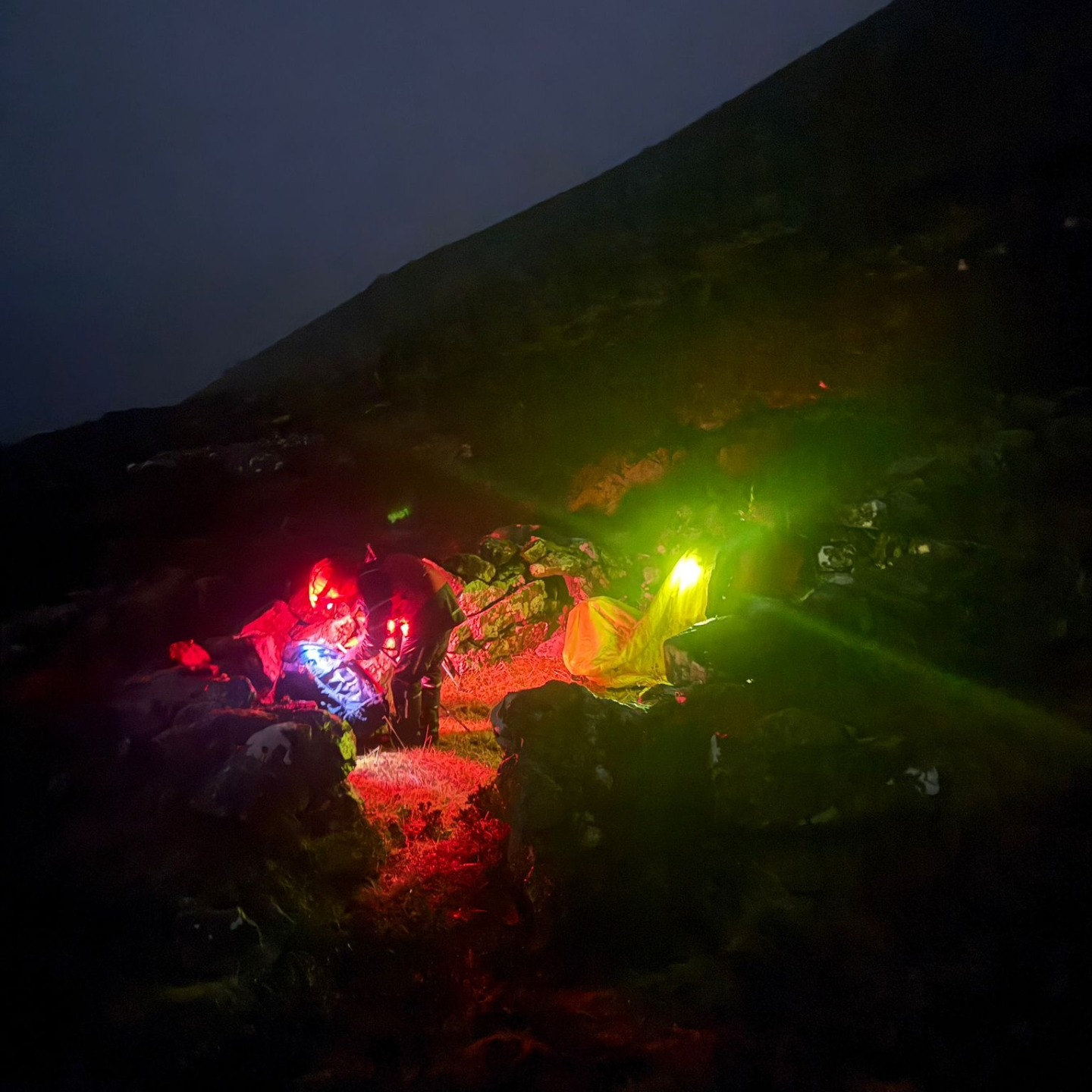 Rescue teams were called out to Liathach