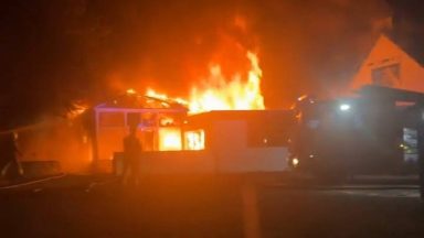 Huge fire rips through newly-refurbished St Andrews hotel as crews tackle ‘well-developed’ blaze