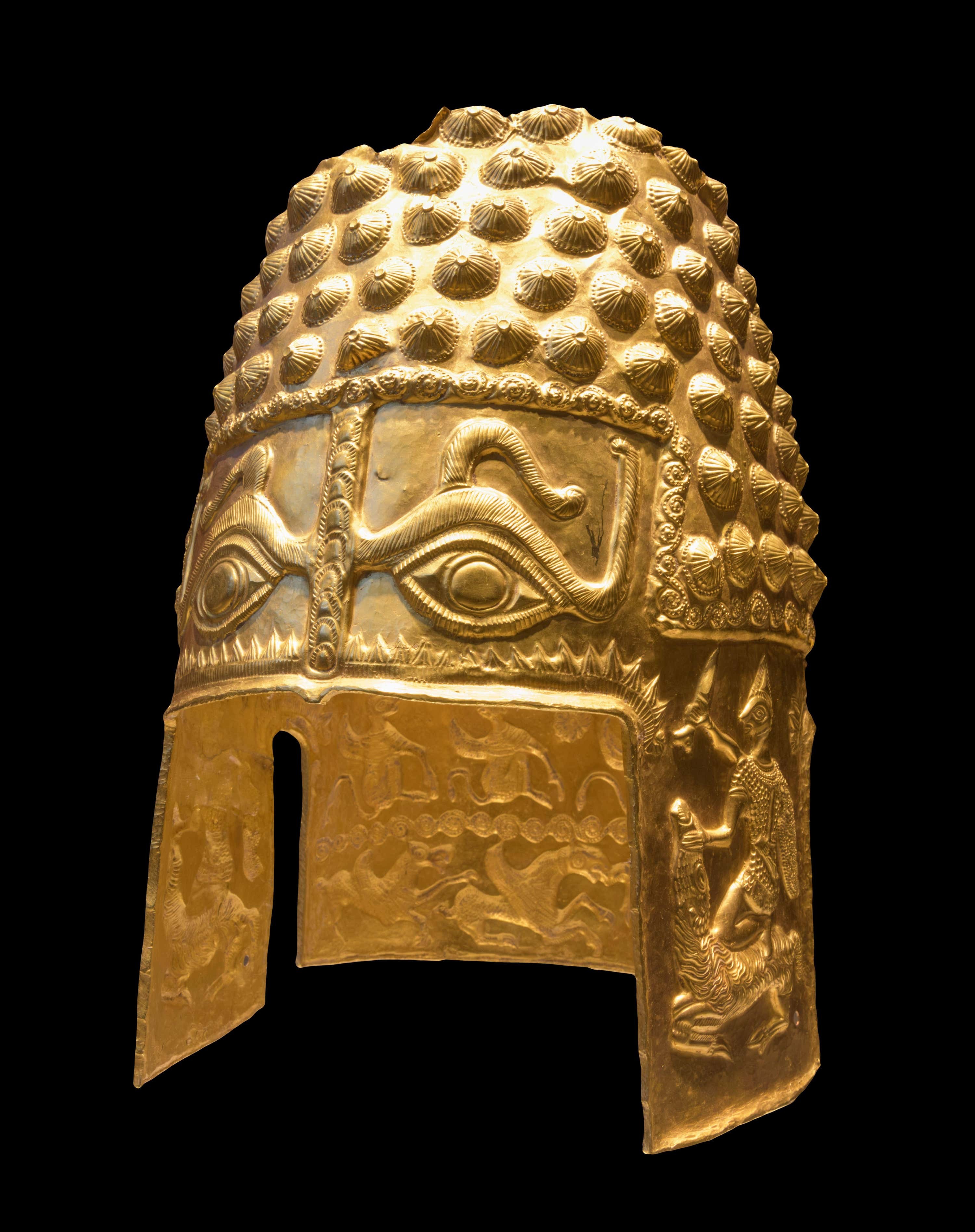 The helmet dates from the second half of the 5th century BC