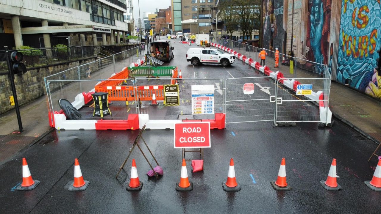 Cathedral Street sewer repairs in Glasgow city centre to take another two months to repair