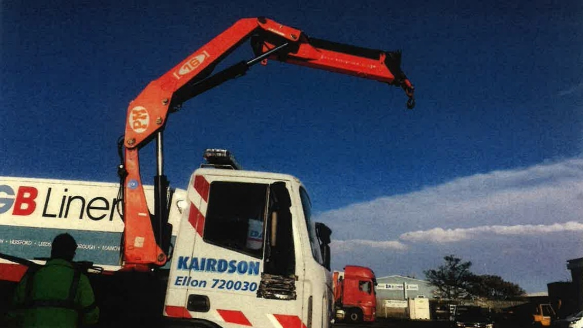 The recovery lorry tipped, causing the cab to come down on Mr Garvock