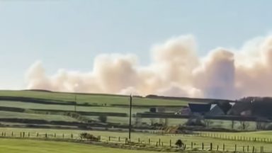 Firefighters put out Aberdeenshire wildfire as extreme warning in place for Scotland 