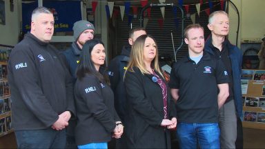 Paddleboarding mum meets RNLI crew that saved her life at sea